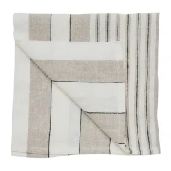 Noah linnenservet 50x50 cm, Beige streep