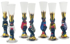 Nobel schnapsglas 4 cl, rood