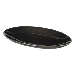Nordic Coal ovale schotel, 13,6x22 cm