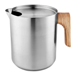 Nordic kitchen inductiekan 1 L, Geborsteld staal