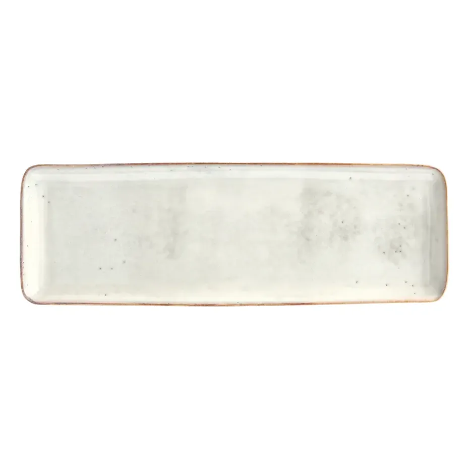 Nordic Sand schotel rechthoekig, 12,5 x 35 cm.
