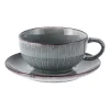 Nordic Sea theekop en schotel, 5,8 cm.