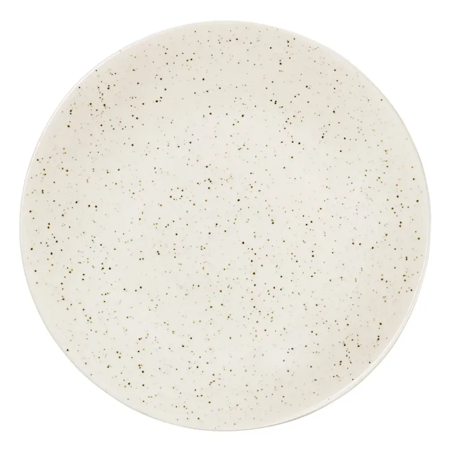 Nordic Vanilla bord Ø15 cm, Cream with grains