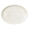 Nordic Vanilla schotel ovaal 35,5 cm, Cream with grains