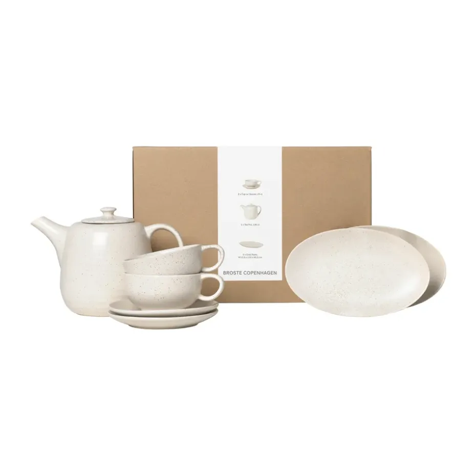 Nordic Vanilla theeservies voor twee, 5-delig