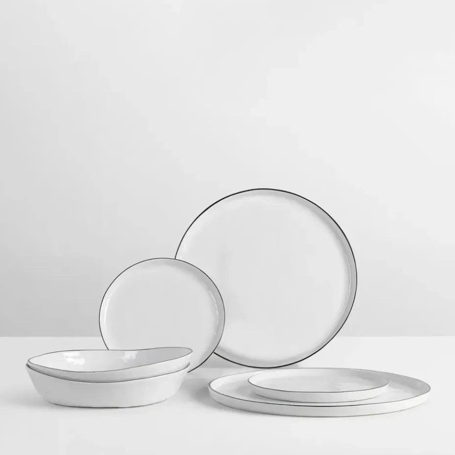 Nordisch Zout dinerset voor twee, 6-delig