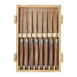 Nordwik grillmessen 8-pack, Roestvrij staal-hout