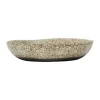 Nox schaal Ø28 cm, Bruin-wit