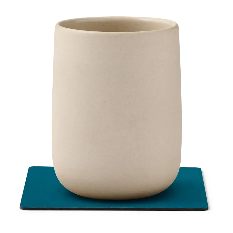 Nupo glasonderzetter square keerbaar 1 St., Midnight blue-petrol