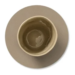 Nupo onderzetter circle, Clay brown