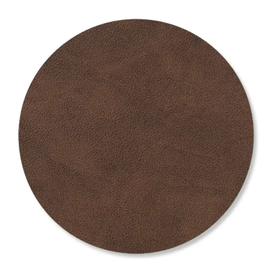 Nupo onderzetter circle, donkerbruin
