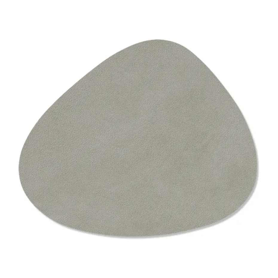 Nupo onderzetter (glazen) keerbaar curve 1 St., lichtblauw-lichtgrijs