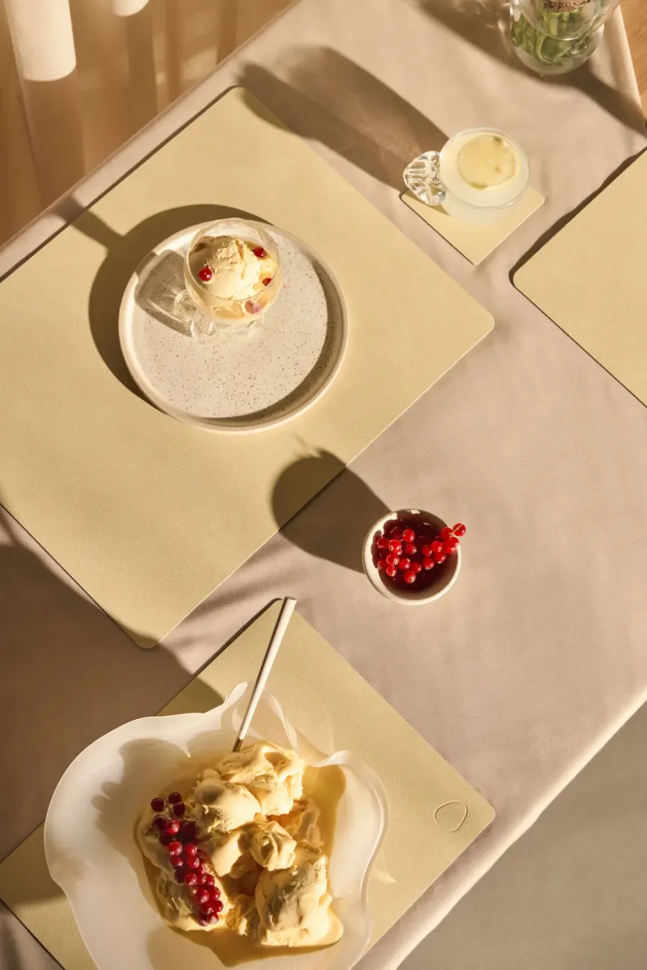 Nupo onderzetter square, Lemon sorbet