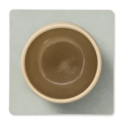 Nupo onderzetter square, metallic (steengrijs)