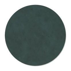 Nupo placemat circle keerbaar M 1 St., Dark green-olive green