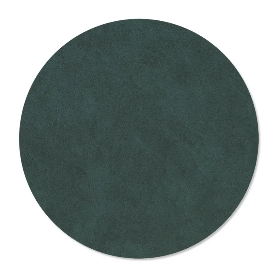 Nupo placemat circle keerbaar M 1 St., Dark green-olive green