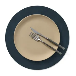 Nupo placemat circle keerbaar M 1 St., Midnight blue-petrol