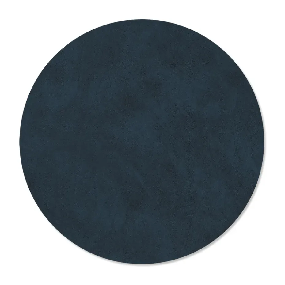Nupo placemat circle keerbaar M 1 St., Midnight blue-petrol