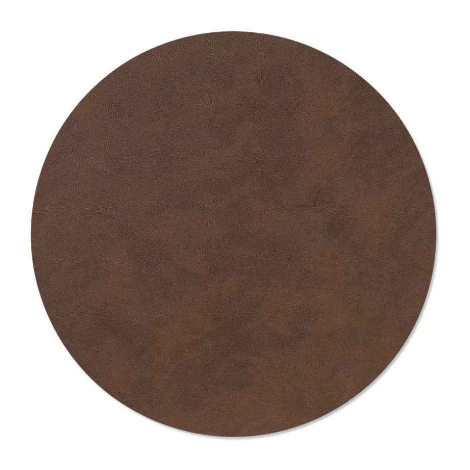 Nupo placemat circle XL, Donkerbruin
