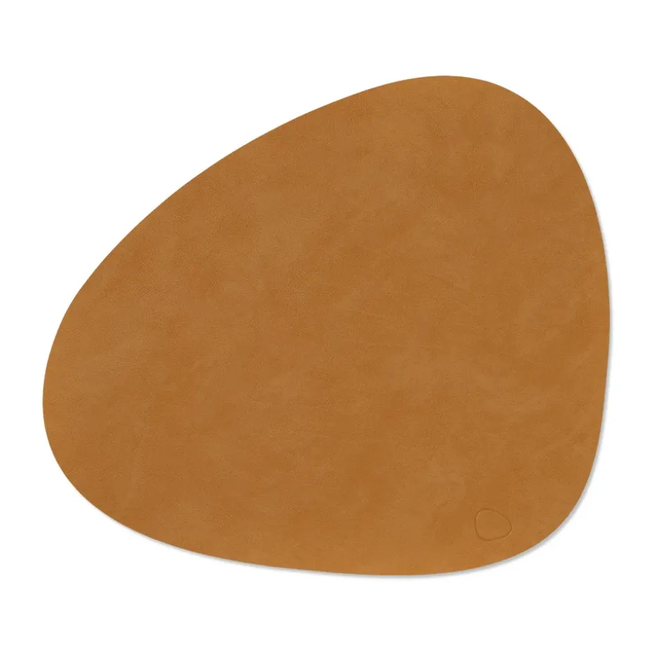 Nupo placemat curve L, Burned curry