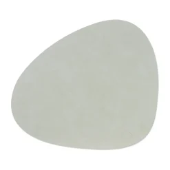 Nupo placemat curve L, metallic (steengrijs)