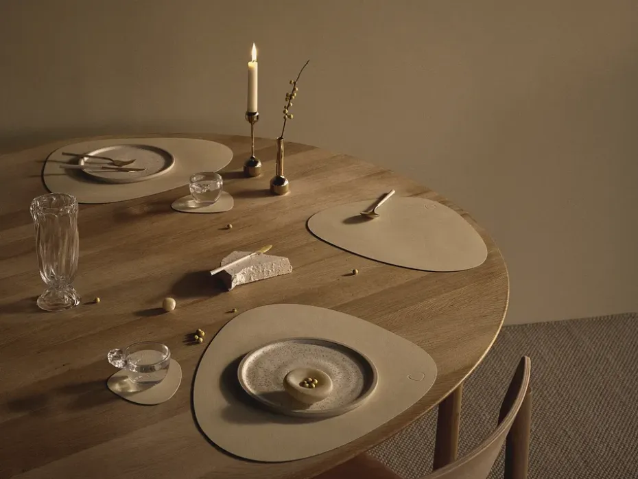 Nupo placemat curve L, Vanilla