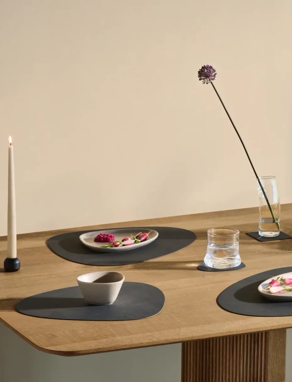 Nupo placemat curve M, Anthracite