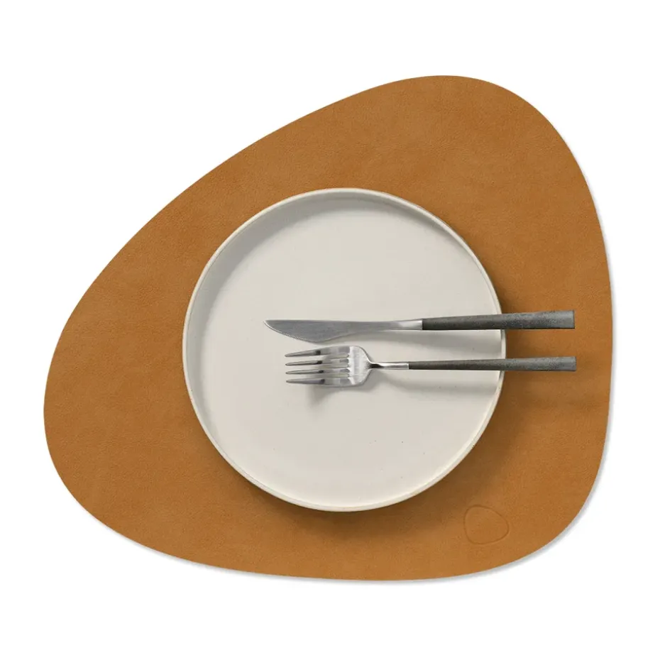 Nupo placemat curve M, Burned curry