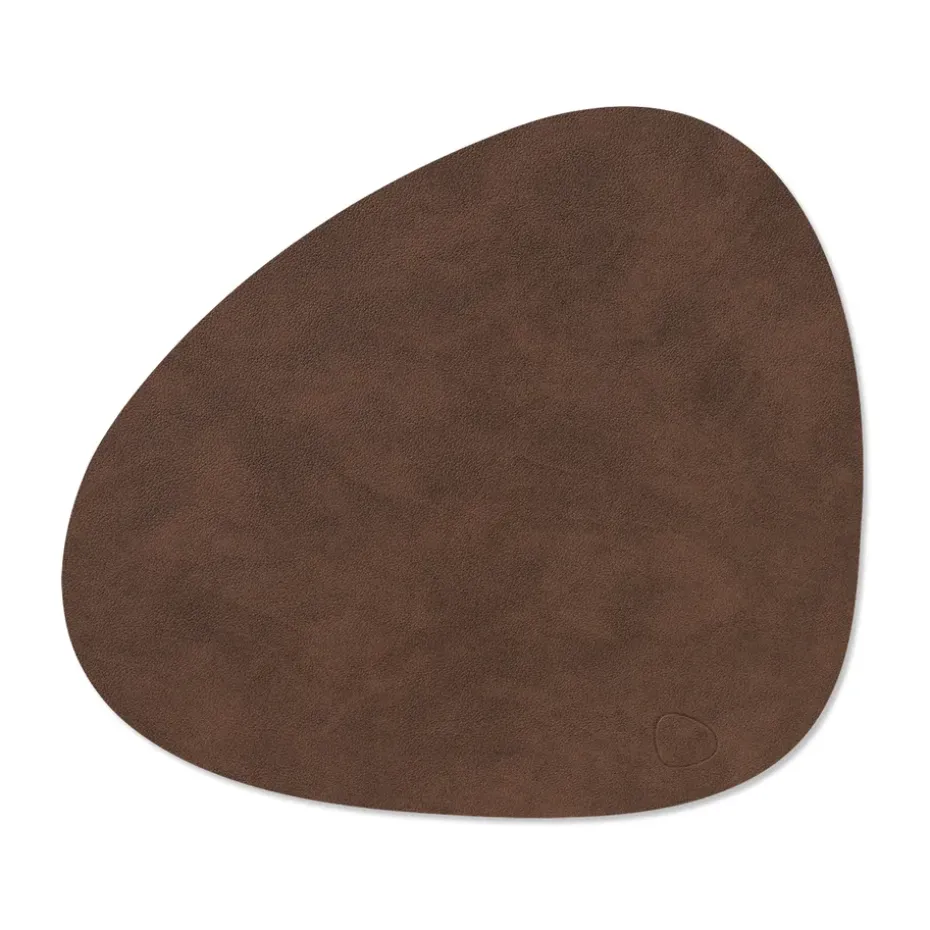 Nupo placemat curve M, Dark brown
