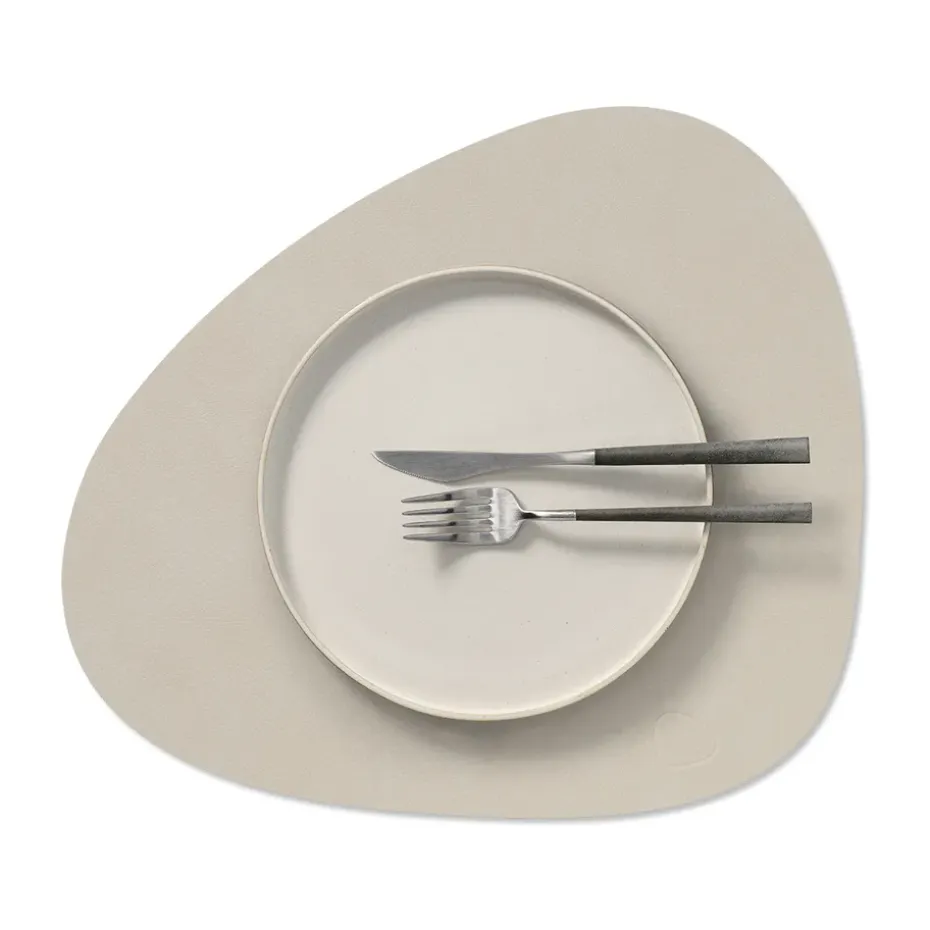 Nupo placemat curve M, Oyster white