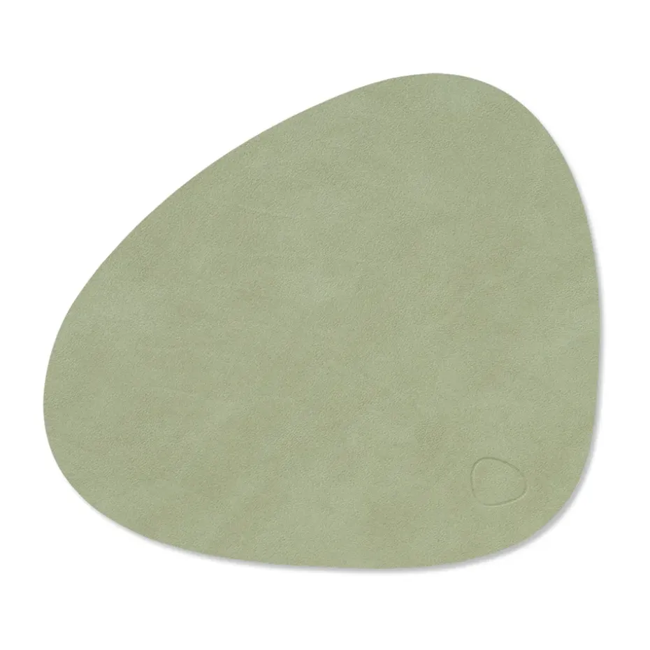 Nupo placemat curve S, Olijfgroen