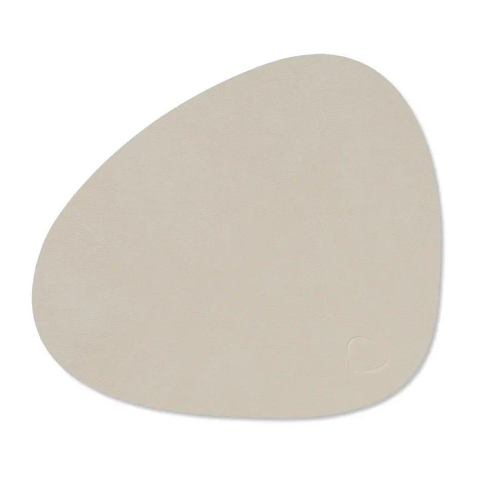 Nupo placemat curve S, Oyster white