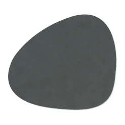Nupo placemat keerbaar curve L 1 St., anthraciet-lichtgrijs