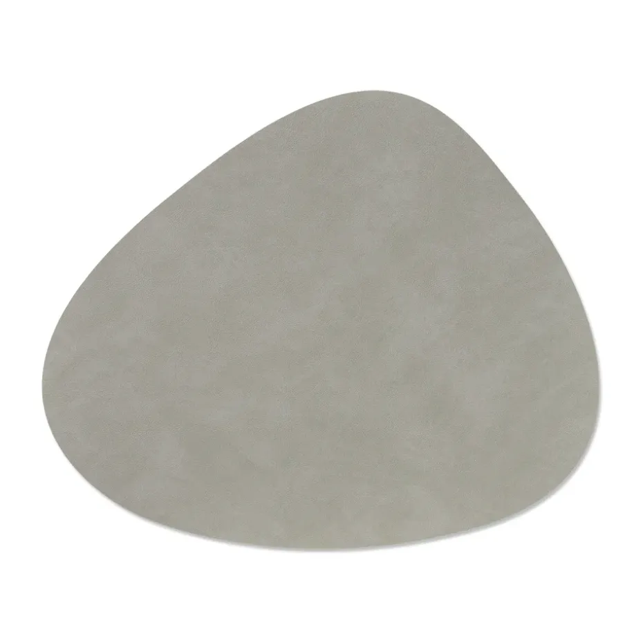 Nupo placemat keerbaar curve L 1 St., lichtblauw-lichtgrijs