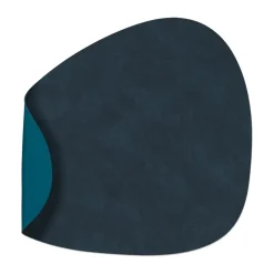 Nupo placemat keerbaar curve L 1 St., Midnight blue-petrol