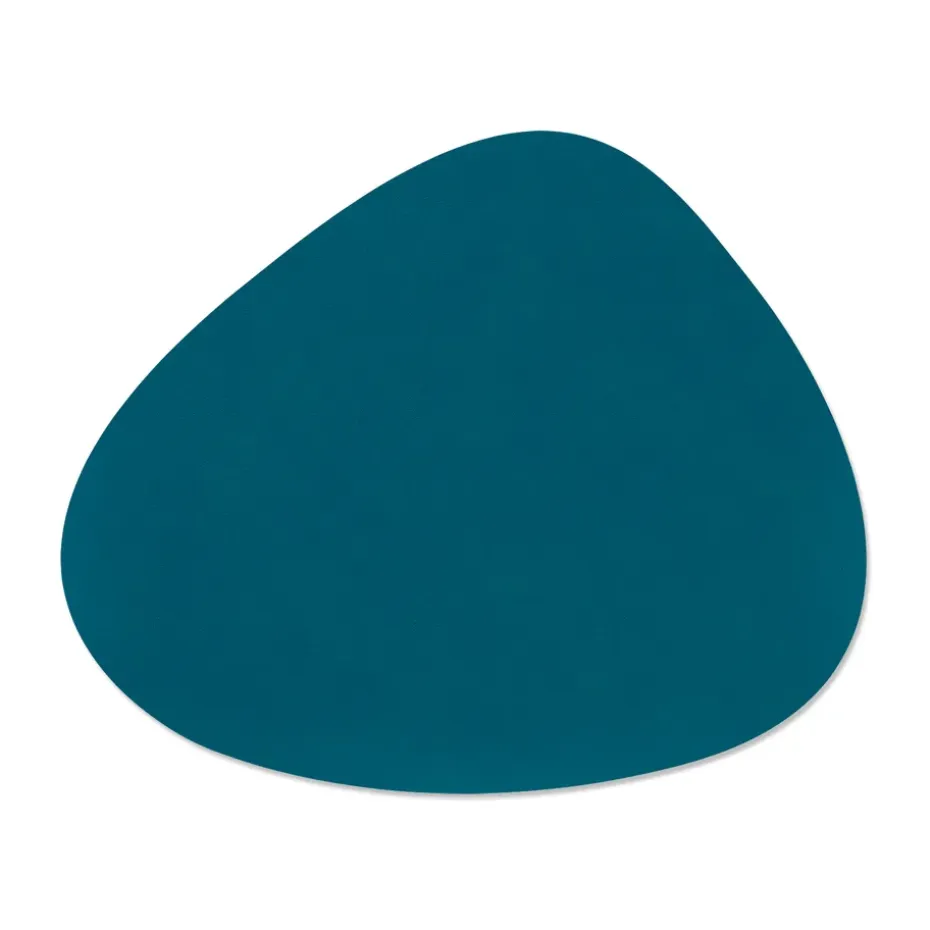 Nupo placemat keerbaar curve L 1 St., Midnight blue-petrol