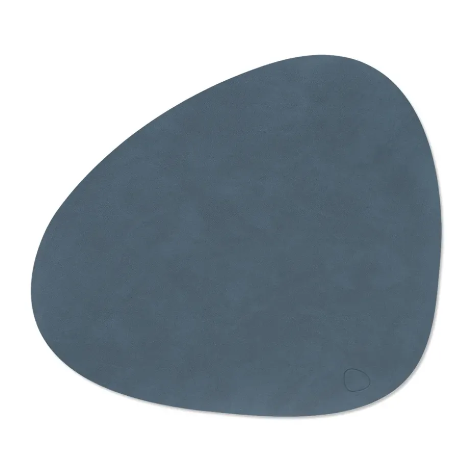 Nupo placemat keerbaar curve L 1 St., Dark blue-black