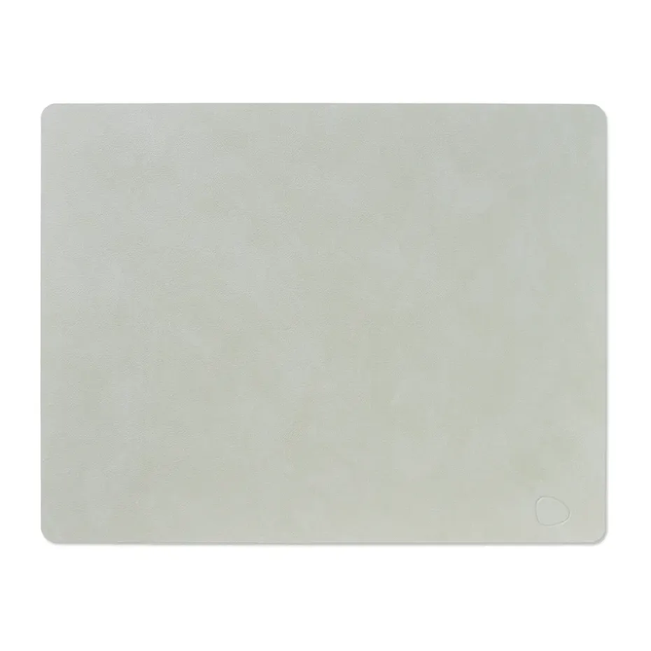 Nupo placemat square L, metallic (steengrijs)
