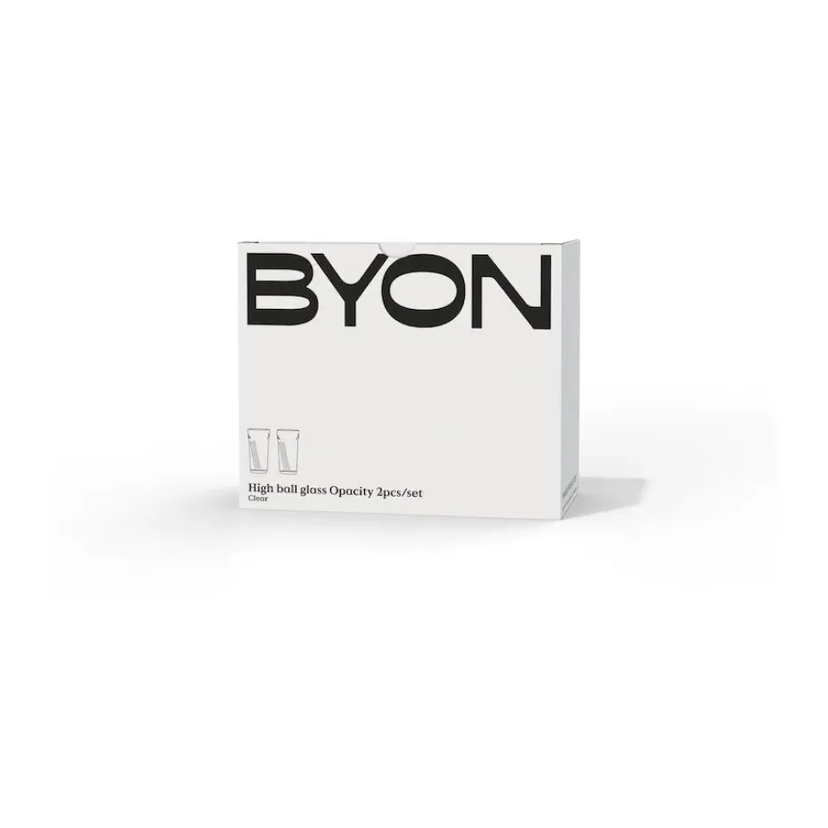 Opacity high ball glas 43 cl 2-pack, Helder