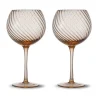 Opacity wijnglas 47 cl 2-pack, Perzik