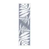 Ormbunkar tafelloper 50x150 cm, Blauw-wit