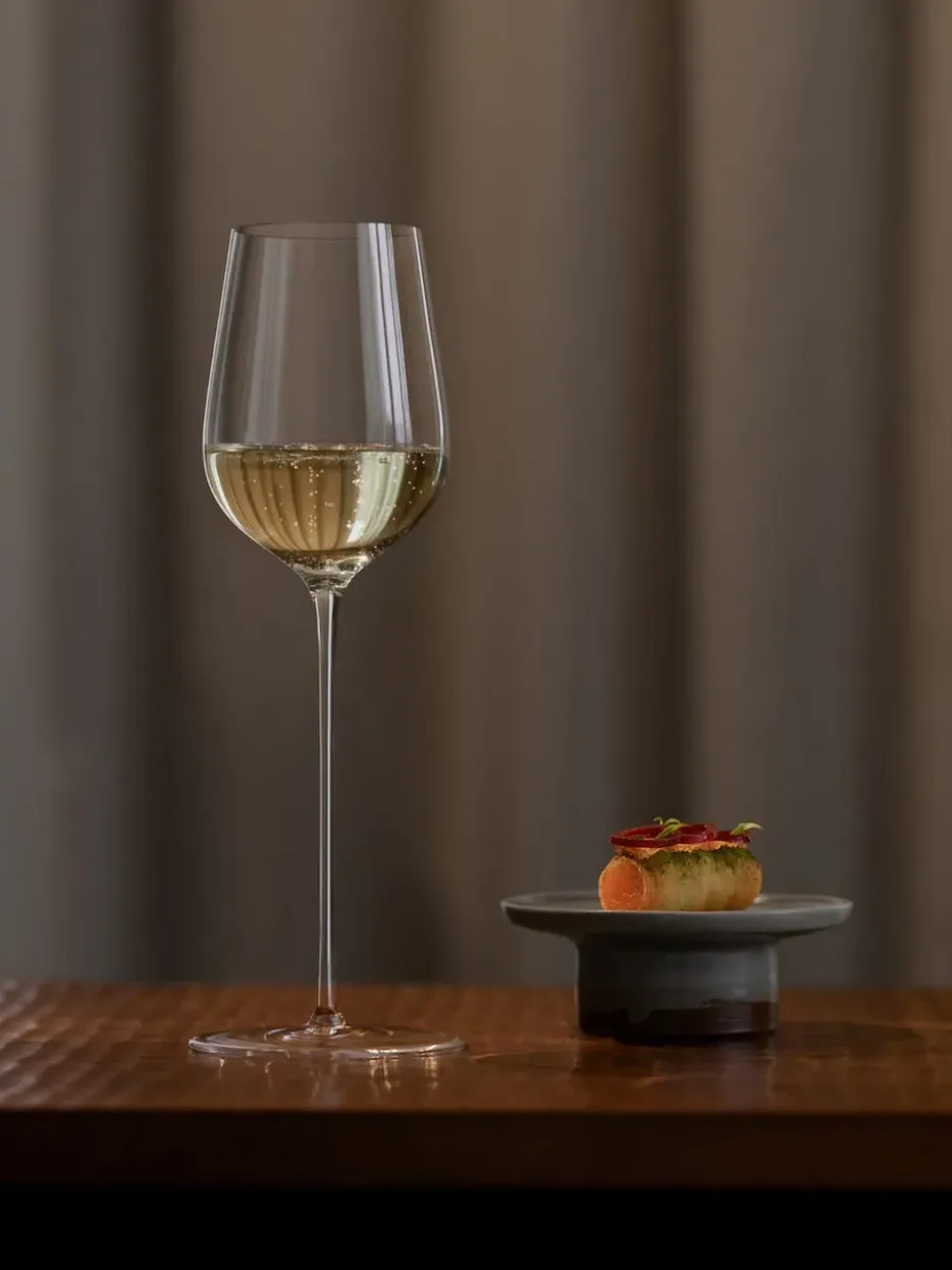Orrefors x Björn Frantzén handgemaakte champagneglas, 29 cl