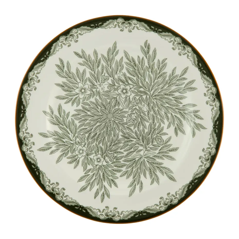 Ostindia Floris bord Ø27 cm, Groen