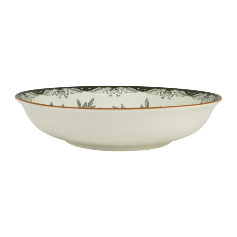 Ostindia Floris diep bord Ø22 cm, Groen