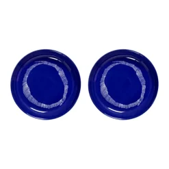 Ottolenghi Feast diep bord Ø22 cm 2-pack, Dark blue stripes-white