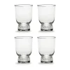 Ottolenghi Feast drinkglazen 33 cl 4-pack, Stripes sandblasted