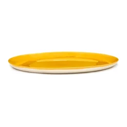 Ottolenghi Feast serveerschotel Ø35 cm, Yellow stripes-red