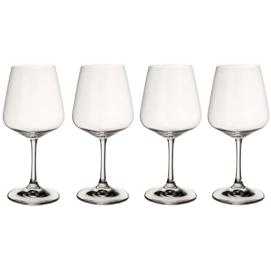 Ovid rode wijnglas 4-pack, 4-pack