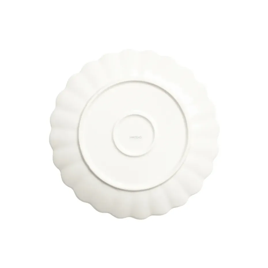 Oyster bord 20 cm, Blauw