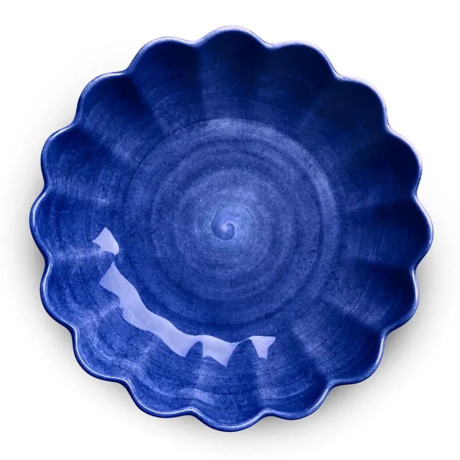 Oyster schaal Ø31 cm, Blauw